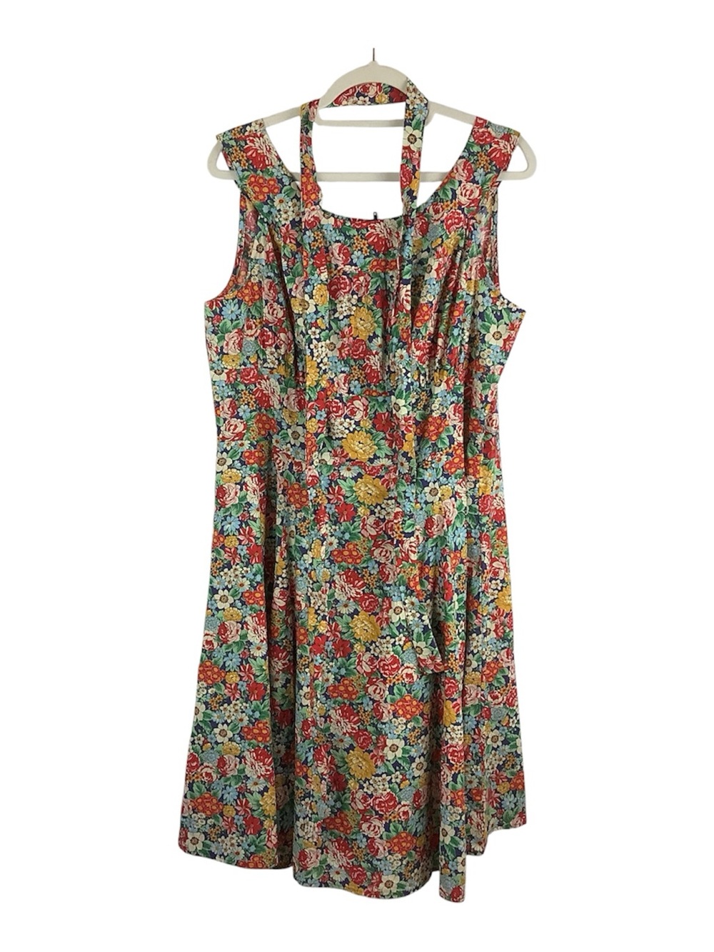 Heart of Haute Floral Cotton Fit and Flare Dress Size 1X